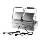Kontaktgrill – sooniline – kahekordne grillplaat – 2 x 22 cm - Image 4