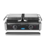 Kontaktgrill – sooniline – kahekordne grillplaat – 2 x 22 cm - Image 5
