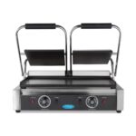 Kontaktgrill – sile – kahekordne grillplaat – 2 x 22 cm - Image 2