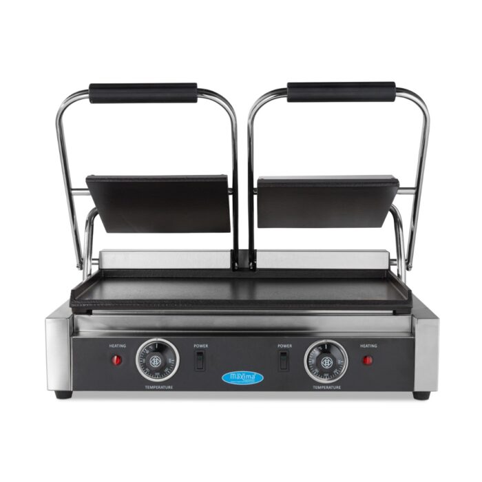 Kontaktgrill – sile – kahekordne grillplaat – 2 x 22 cm - Image 2