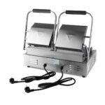 Kontaktgrill – sile – kahekordne grillplaat – 2 x 22 cm - Image 4