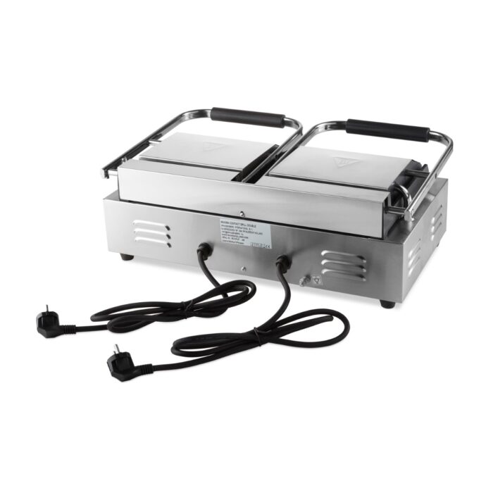 Kontaktgrill – sile – kahekordne grillplaat – 2 x 22 cm - Image 10