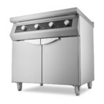 Pliit – 4 põletit – induktsioon – sügavus 70 cm – alusega