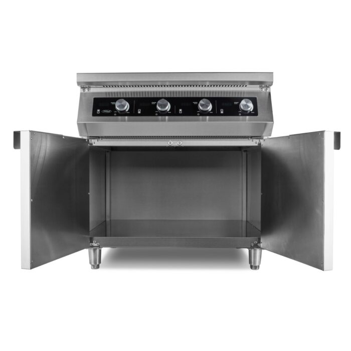 Pliit – 4 põletit – induktsioon – sügavus 70 cm – alusega - Image 3