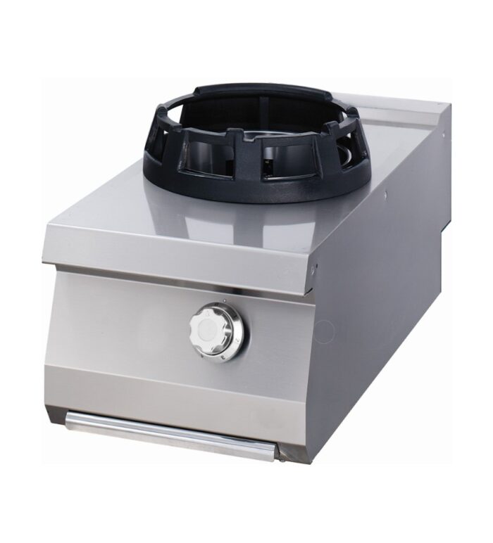 Premium wok-pliit – 28,5 cm keeduring – üksikseade – sügavus 90 cm – gaas - Image 1