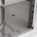 Külmkapp – 800 l – 6 reguleeritavat riiulit – ratastel – roostevaba teras - Image 9