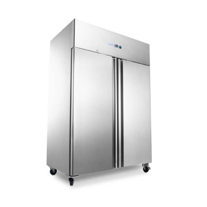 Külmik – 1200 l – 6 reguleeritavat riiulit (2/1 GN) – ratastel – roostevaba teras - Image 1