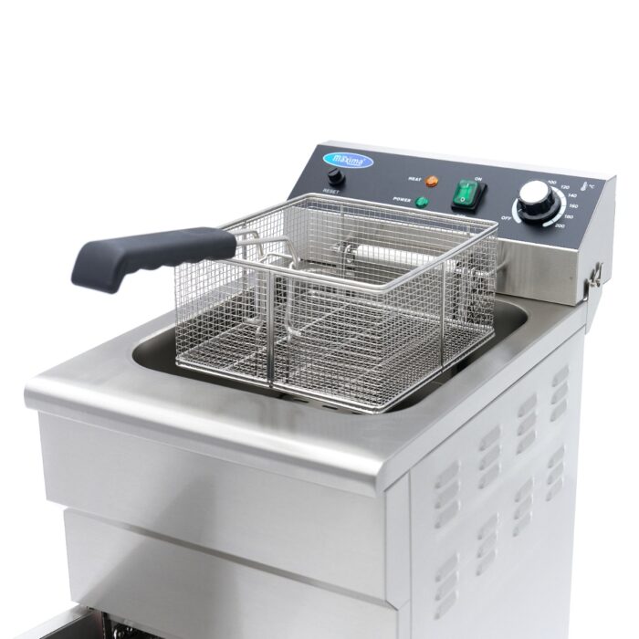 Friteerimismasin – 16 l – 1 korv – äravoolukraani ja alusega – 230 V - Image 7