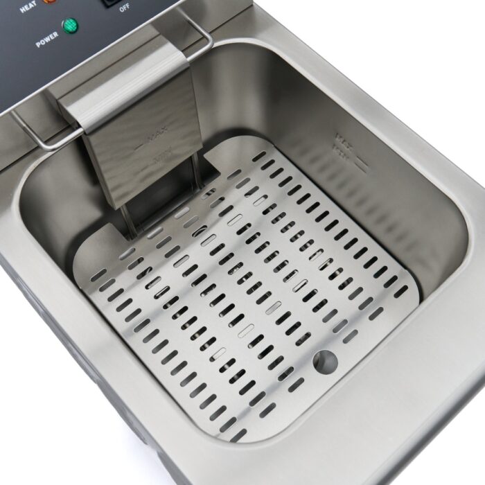 Friteerimismasin – 16 l – 1 korv – äravoolukraani ja alusega – 230 V - Image 12