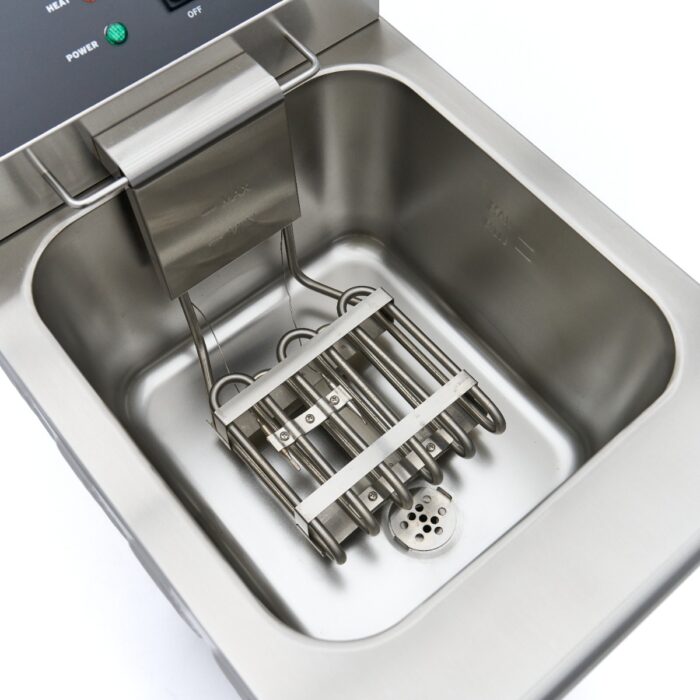 Friteerimismasin – 16 l – 1 korv – äravoolukraani ja alusega – 230 V - Image 11