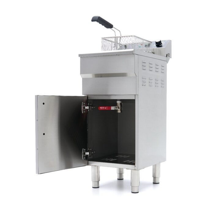 Friteerimismasin – 16 l – 1 korv – äravoolukraani ja alusega – 230 V - Image 14