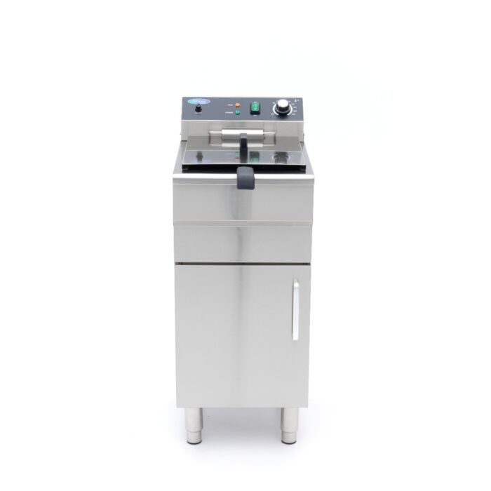 Friteerimismasin – 16 l – 1 korv – äravoolukraani ja alusega – 230 V - Image 3