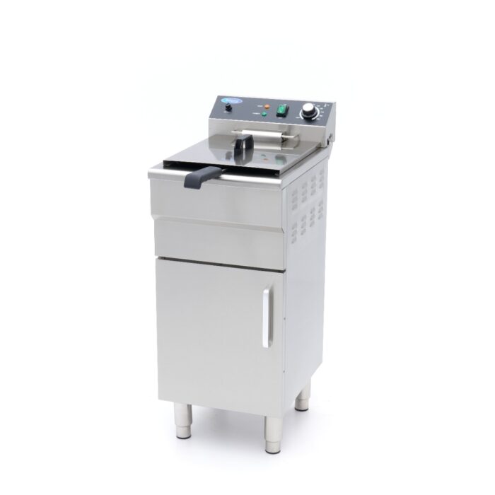 Friteerimismasin – 16 l – 1 korv – äravoolukraani ja alusega – 230 V - Image 4