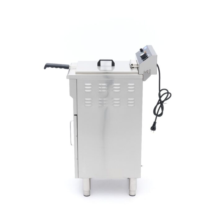 Friteerimismasin – 16 l – 1 korv – äravoolukraani ja alusega – 230 V - Image 5
