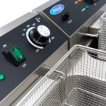 Fritüür – 2 x 16 l – 2 korvi – äravoolukraani ja alusega – 230 V - Image 9