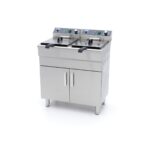 Fritüür – 2 x 16 l – 2 korvi – äravoolukraani ja alusega – 230 V - Image 4