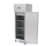 Külmkapp – 400 l – 3 reguleeritavat riiulit – roostevaba teras – ratastel - Image 2