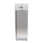 Külmkapp – 400 l – 3 reguleeritavat riiulit – roostevaba teras – ratastel - Image 3