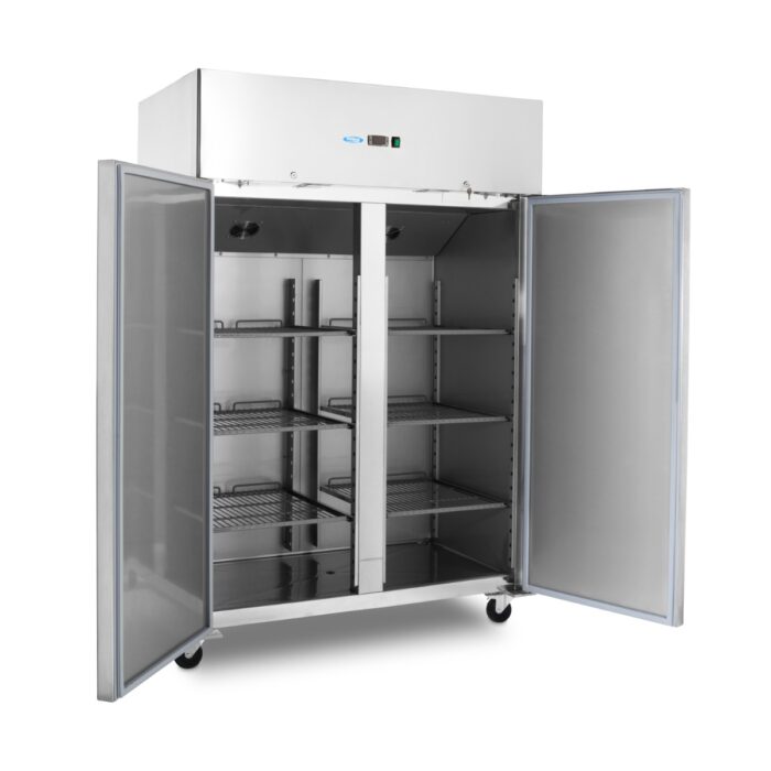 Külmik – 1200 l – 6 reguleeritavat riiulit (2/1 GN) – ratastel – roostevaba teras - Image 8