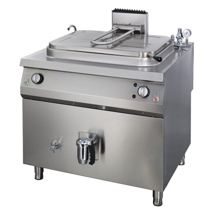 Premium keedupann – 265 l – kaudne – sügavus 90 cm – elektriline - Image 1