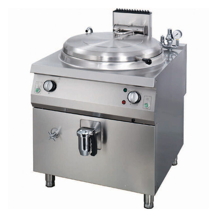 Premium keedupann – 265 l – otsene – sügavus 90 cm – gaas - Image 1