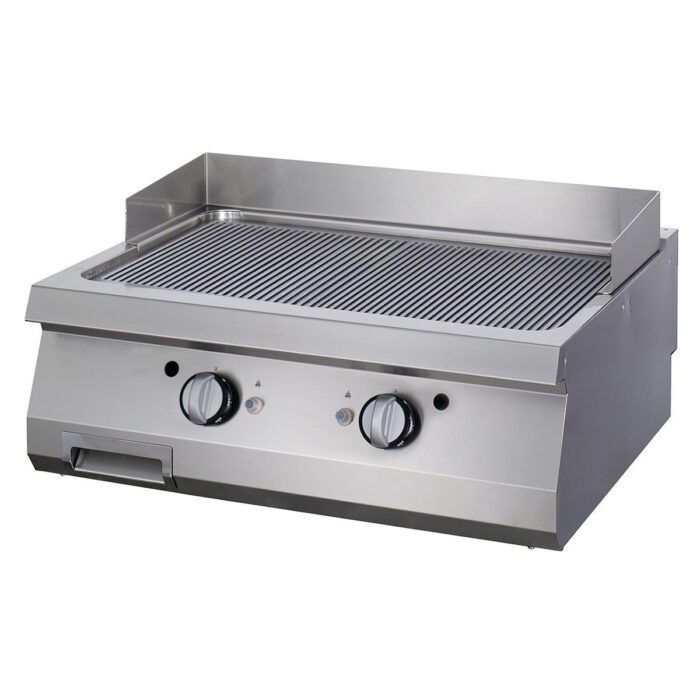 Premium-grillplaat – sooniline – kaheosaline – sügavus 90 cm – gaas - Image 1