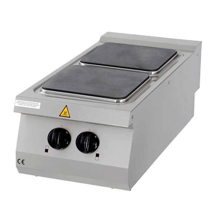 Premium-pliit – 2 põletit – ühekordne – sügavus 90 cm – elektriline - Image 1