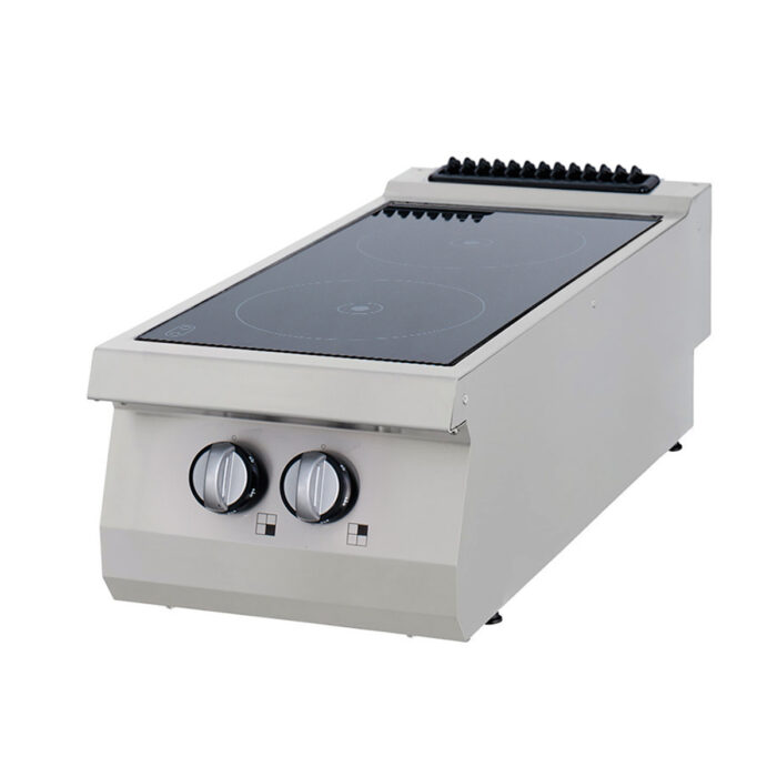 Premium infrapuna pliit – 2 põletit – üheosaline – sügavus 90 cm – elektriline - Image 1