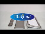 Roostevabast terasest laud – 180 x 60 cm – reguleeritav kõrgus – tagaseinaga ja riiuliga - Image 5