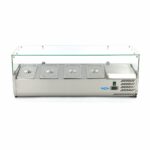 Lauapealne ettevalmistus-külmik – 120 cm – mahutab 4 x 1/3 GN - Image 2