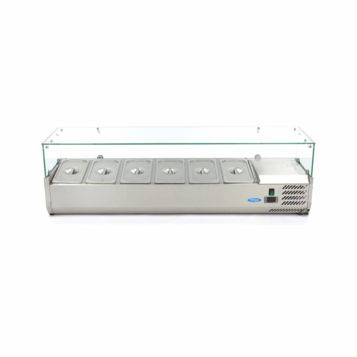 Lauapealne ettevalmistus-külmik – 150 cm – mahutab 6 x 1/3 GN - Image 2