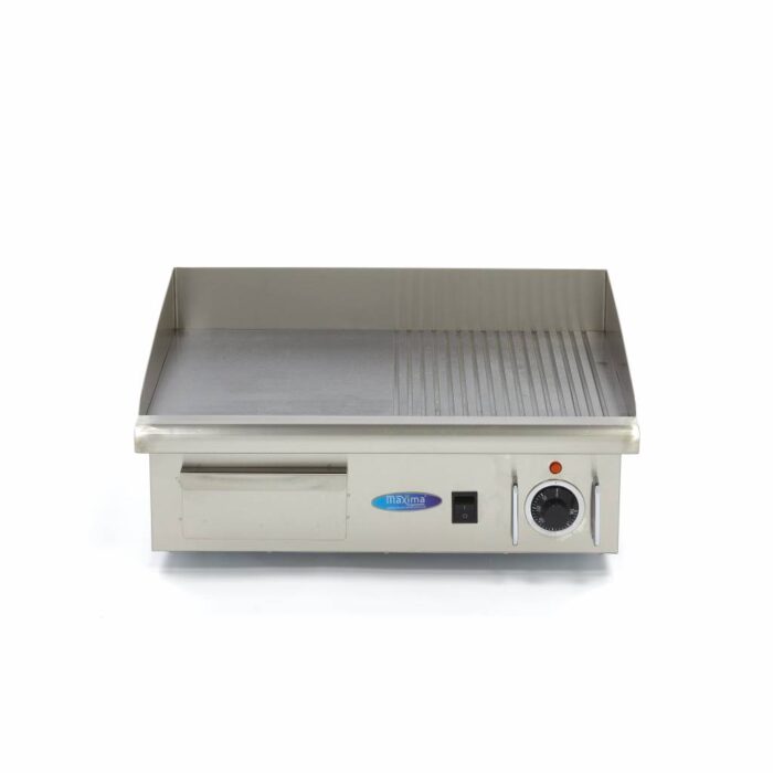 Grillplaat – pooleldi sooniline – 55 cm – koos tilgakogujaga - Image 2