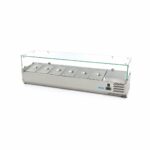 Lauapealne ettevalmistus-külmik – 150 cm – mahutab 6 x 1/3 GN