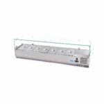 Lauapealne ettevalmistus-külmik – 160 cm – mahutab 7 x 1/3 GN