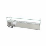 Lauapealne ettevalmistus-külmik – 160 cm – mahutab 7 x 1/3 GN - Image 4