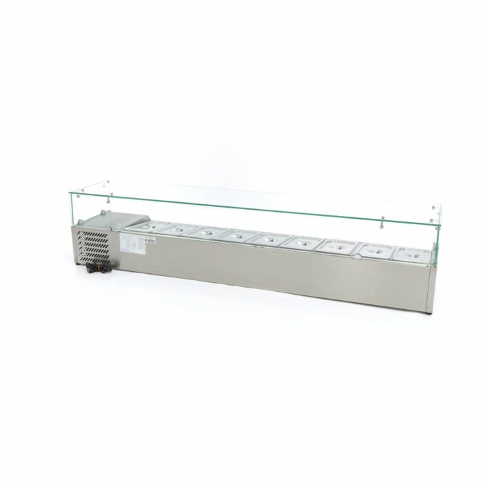 Lauapealne ettevalmistus-külmik – 200 cm – mahutab 9 x 1/3 GN - Image 4