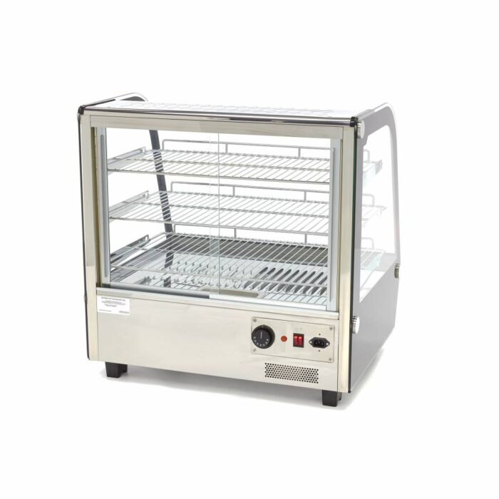 Soojendatav toiduvitriin – 120 l – 67,8 cm – 3 riiulit - Image 4