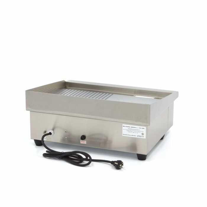 Grillplaat – pooleldi sooniline – 55 cm – koos tilgakogujaga - Image 4