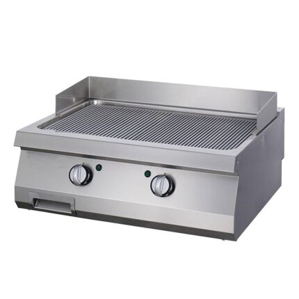 Raskete tööde jaoks mõeldud grillplaat – sooniline kroom – kahekordne – sügavus 70 cm – elektriline