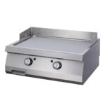 Raskete tööde jaoks mõeldud grillplaat – sile kroom – kahekordne – sügavus 70 cm – elektriline