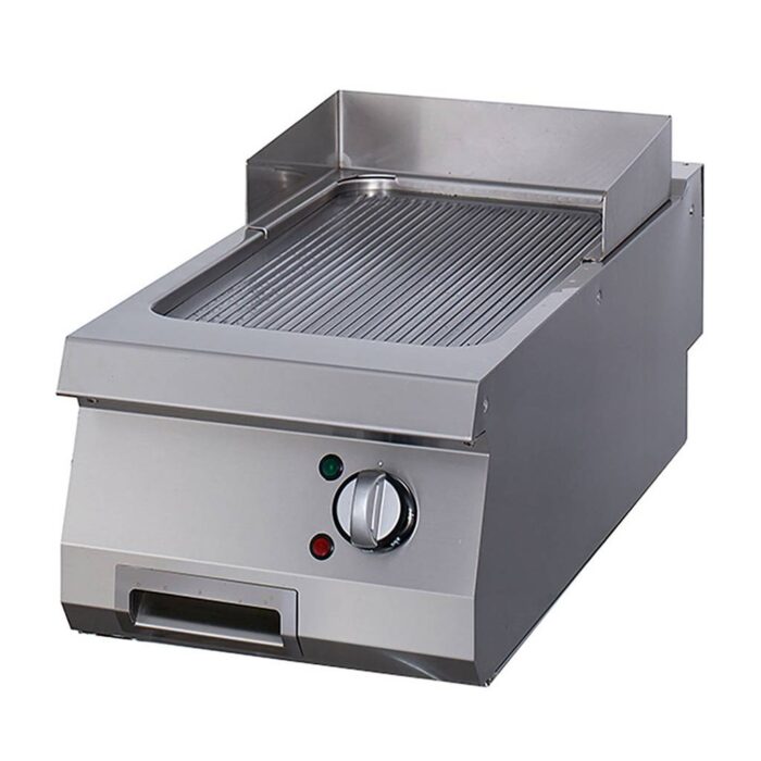 Raskete tööde jaoks mõeldud grillplaat – sooniline kroom – üksikosa – sügavus 70 cm – elektriline - Image 1