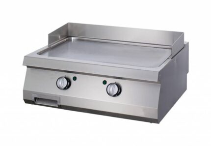 Raskete tööde jaoks mõeldud grillplaat – sile kroom – kahekordne – sügavus 70 cm – gaas