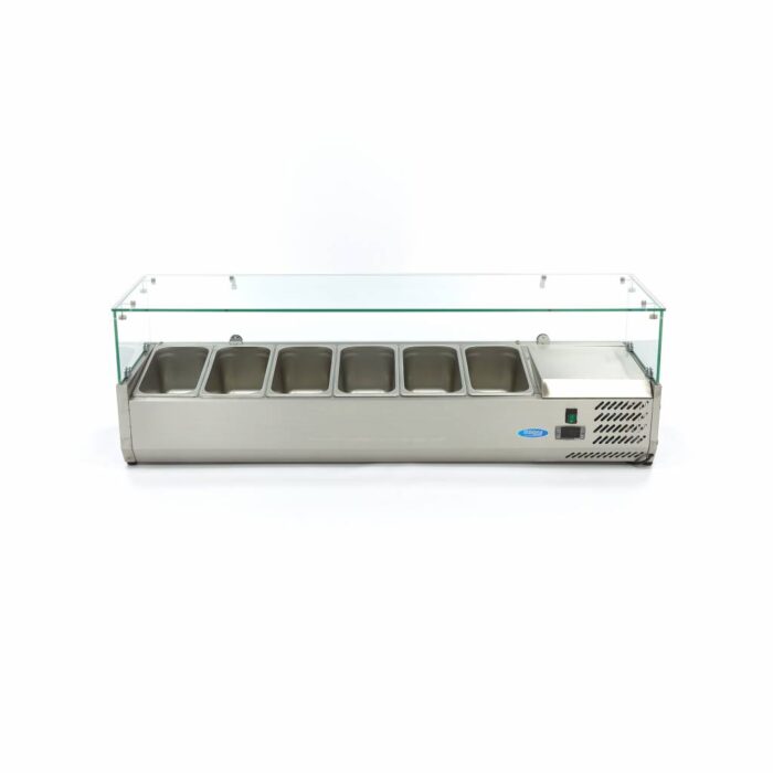 Lauapealne ettevalmistus-külmik – 140 cm – mahutab 6 x 1/3 GN - Image 6