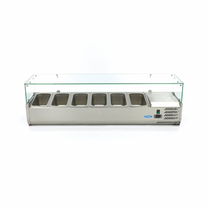 Lauapealne ettevalmistus-külmik – 150 cm – mahutab 6 x 1/3 GN - Image 6