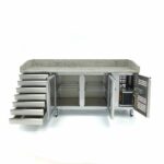 Pitsa ettevalmistamise külmik – 202 cm – 2 ust – mahutab 5 x 1/6 GN – 7 sahtlit - Image 3