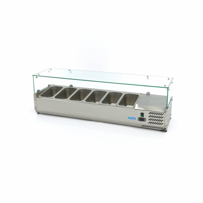 Lauapealne ettevalmistus-külmik – 140 cm – mahutab 6 x 1/3 GN - Image 5