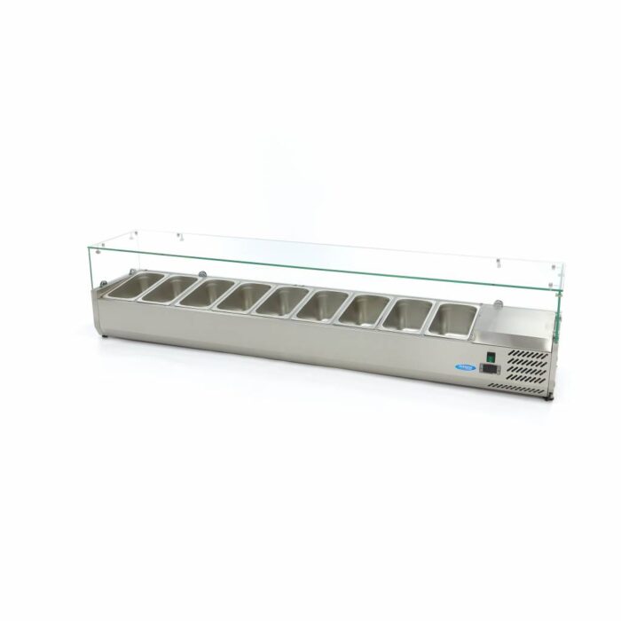 Lauapealne ettevalmistus-külmik – 200 cm – mahutab 9 x 1/3 GN - Image 5
