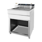 Fritüür – 45 l – 1 korv – äravoolukraaniga – 400 V
