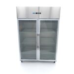 Külmik – 1200 l – 6 reguleeritavat riiulit (2/1GN) – roostevaba teras – klaasuksega - Image 2