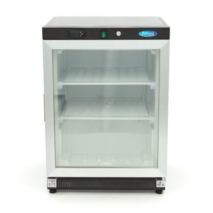Sügavkülmik – 200 l – must – klaasuksega - Image 2